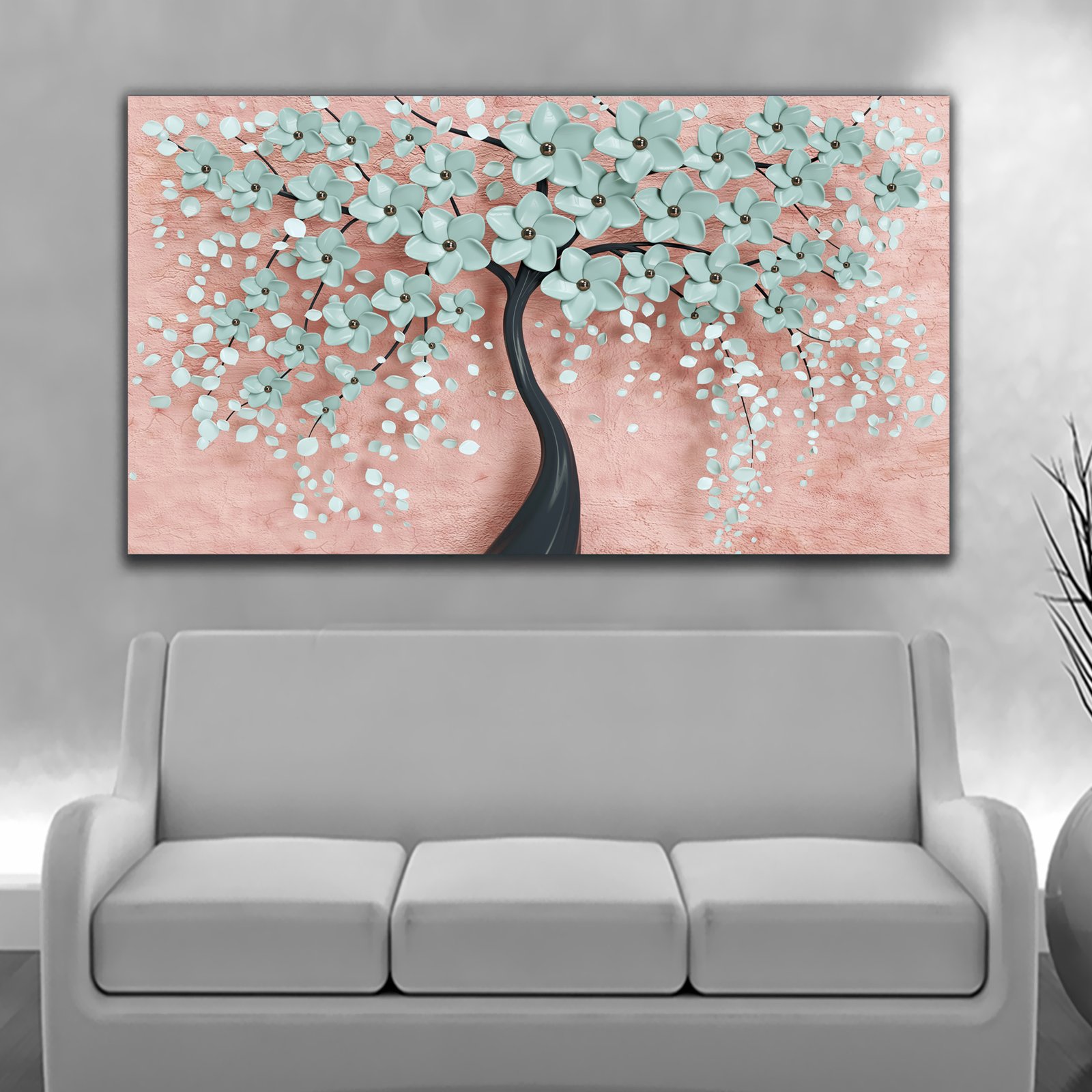 Living Room Tree Hanging Home Canvas Wall Painting  decorative masterpiece for home decor